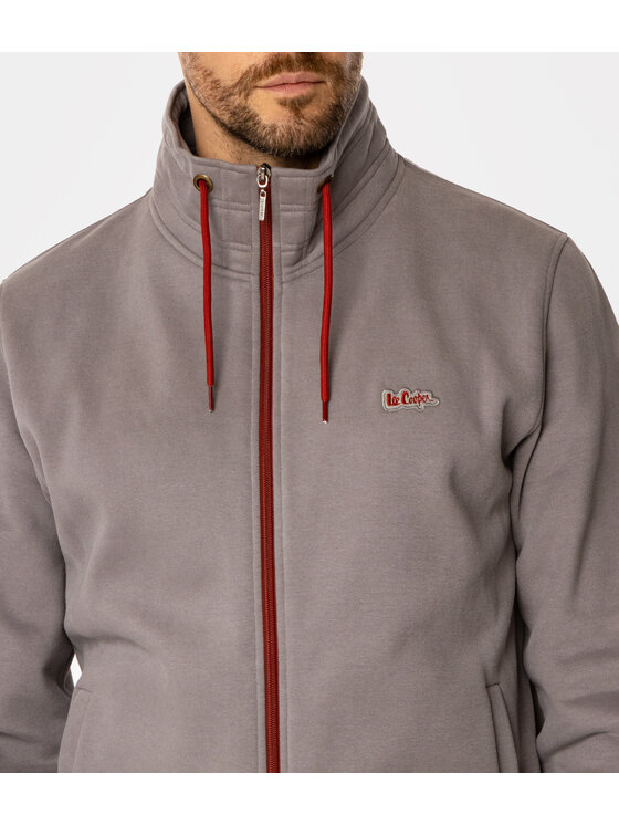 Lee Cooper Lee Cooper Bluza AMELIO Szary Regular Fit