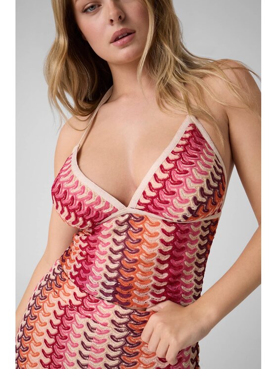 Guess Guess Top 183108 Różowy Classic Fit