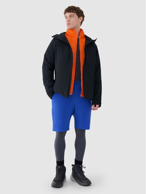 4F 4F Šortky 4FWSS25TFSHM0877-36S Modrá Regular Fit