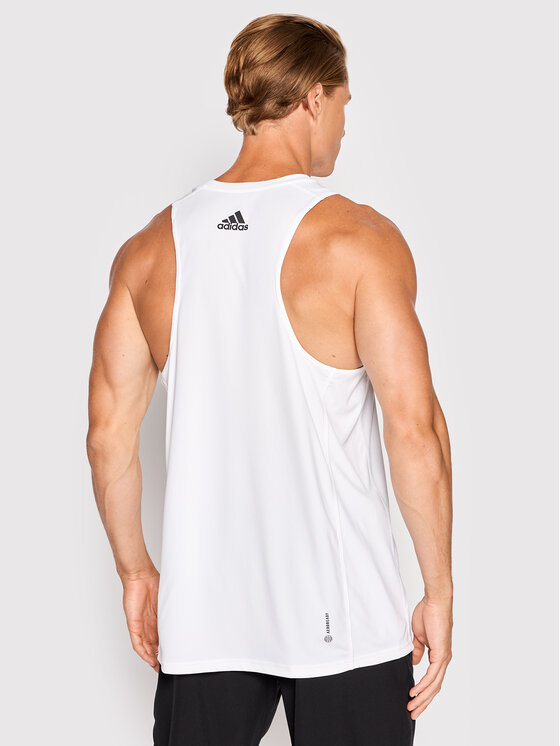 adidas Technikai póló Own The Run Aeroready Graphic HA4311 Fehér ...