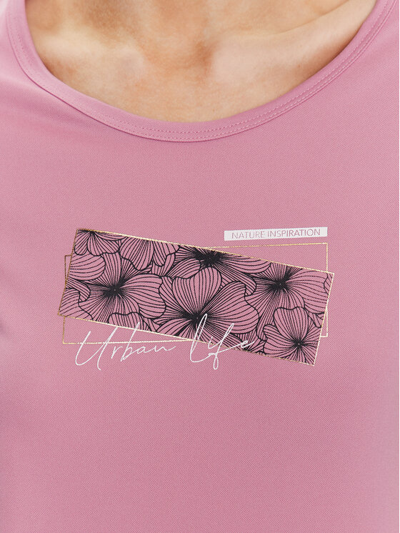 CMP CMP T-krekls 38T6656 Rozā Regular Fit