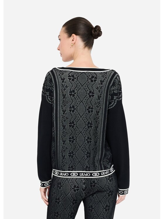 Liu Jo Liu Jo Maglione TF5141MS55N03N66 Nero Regular Fit