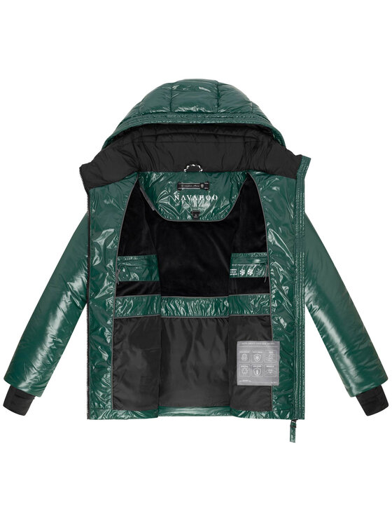 Navahoo Navahoo Kurtka zimowa Eisglanz Zielony Regular Fit