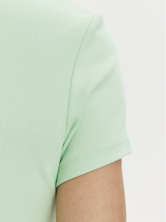 Tommy Jeans Tommy Jeans Majica Essential DW0DW17383 Zelena Slim Fit