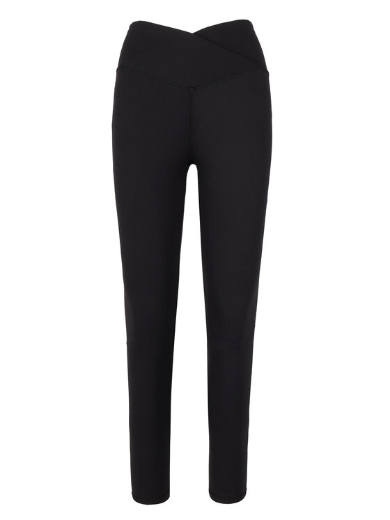 Volcano Volcano Legginsy N-MELGO Czarny Slim Fit