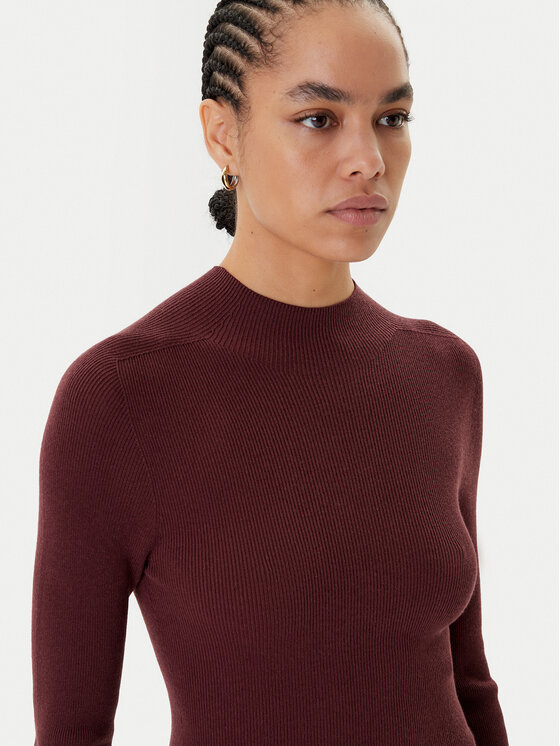 Guess Guess Rolák W5BR15 Z3OW2 Bordová Slim Fit
