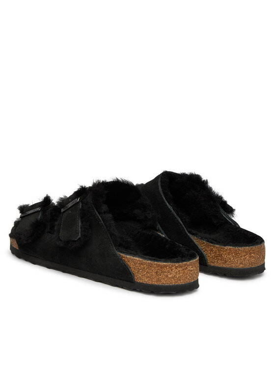 Birkenstock Birkenstock Чехли Arizona Shearling 752661 Черен