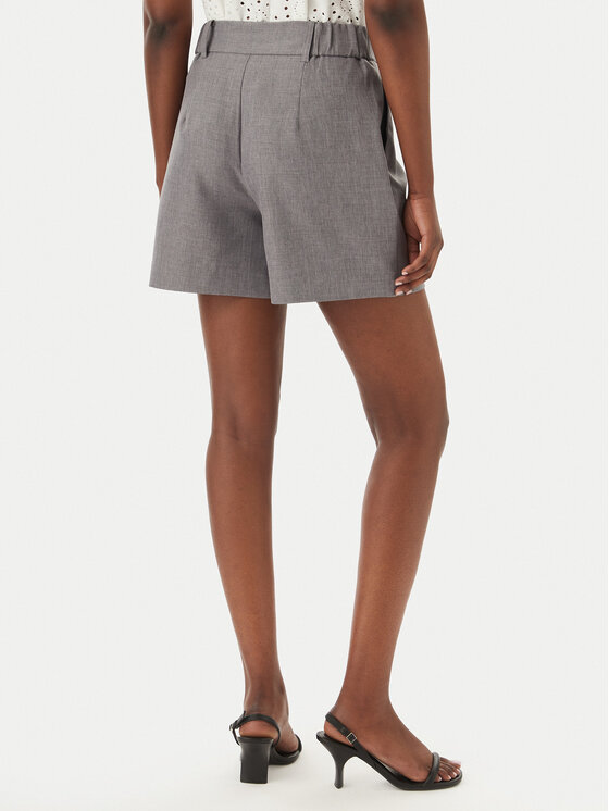 ONLY ONLY Bavlnené šortky Linda 15283727 Sivá Regular Fit