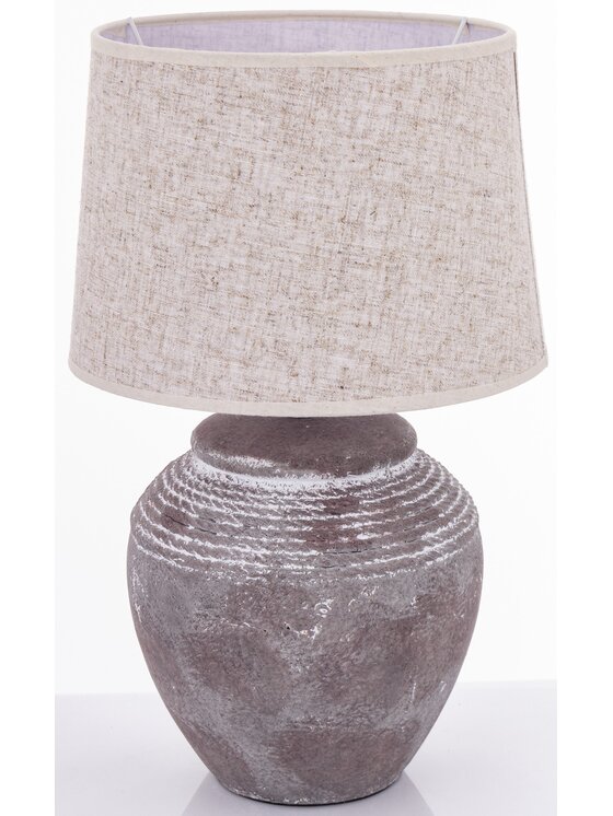 MIAhome MIAhome Lampka nocna Lampa stołowa AVIDA Szary