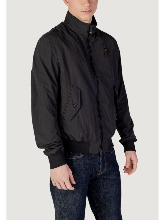 Blauer Blauer Giacca di pelle ALWIN Nero Regular Fit