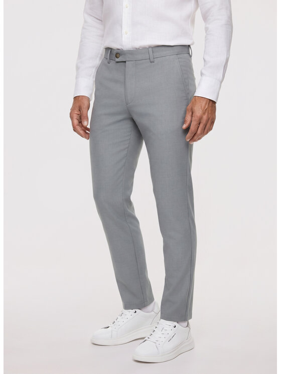 Pako Lorente Pako Lorente Chinosy P26WF-WX-004 Szary Slim Fit