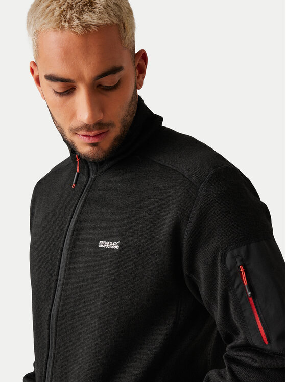 Regatta Regatta Felpa di pile Newhill RMA554 Nero Regular Fit