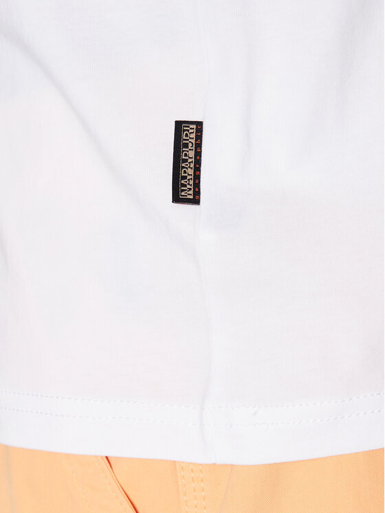 Napapijri Napapijri Tricou Salis NP0A4H8D Alb Regular Fit