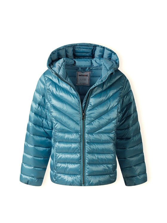 MINOTI MINOTI Kurtka zimowa 20coat66 Turkusowy Regular Fit