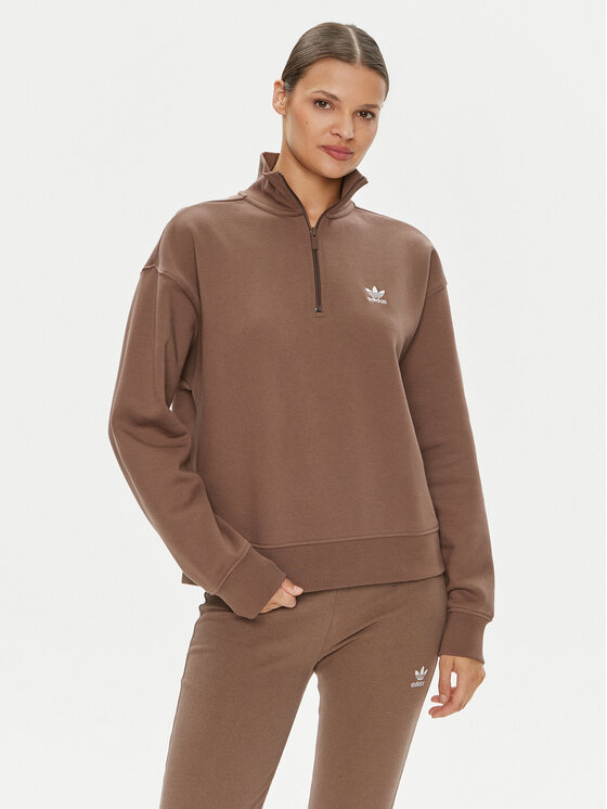 adidas adidas Majica dugih rukava Essentials IR5938 Smeđa Loose Fit