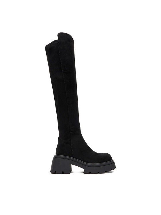 Badura Cizme lungi muschetar C-ANNE-01 Negru