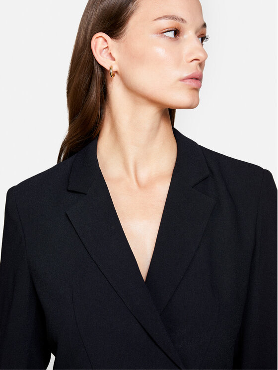 Sisley Sisley Vsakodnevna obleka 4O87LV04J Črna Regular Fit