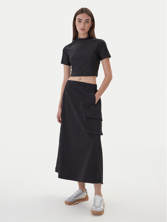adidas adidas Φούστα σε γραμμή Α City Tech JM8438 Μαύρο Regular Fit