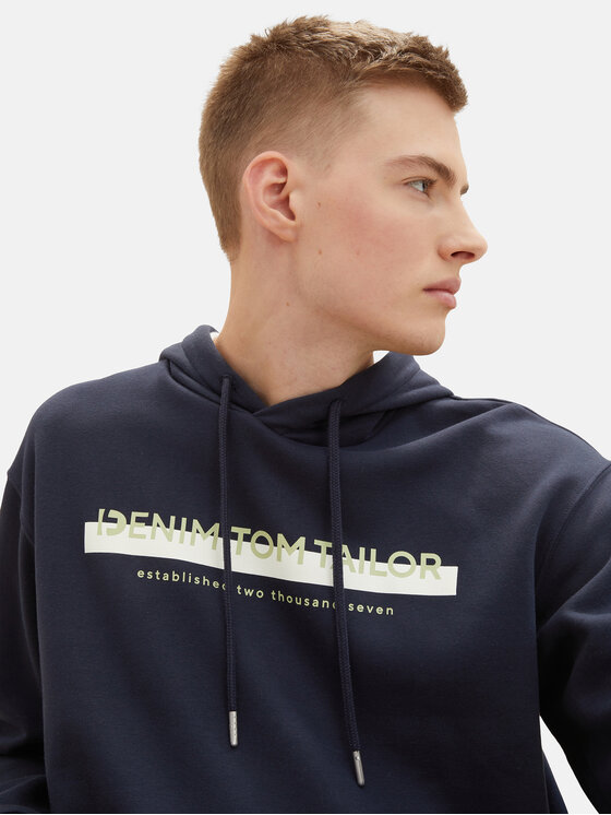 Tom Tailor Denim Tom Tailor Denim Sweatshirt 1038755 Dunkelblau Regular Fit