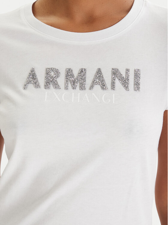 Armani Exchange Armani Exchange T-Shirt XW002106 AF10356 U0002 Biały Slim Fit