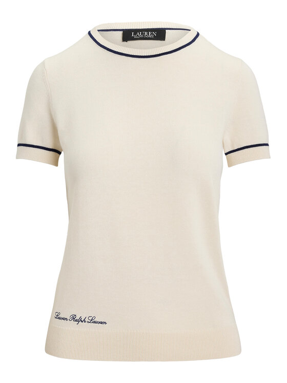 LAUREN RALPH LAUREN LAUREN RALPH LAUREN Sweter 200P08788001 Écru Relaxed Fit