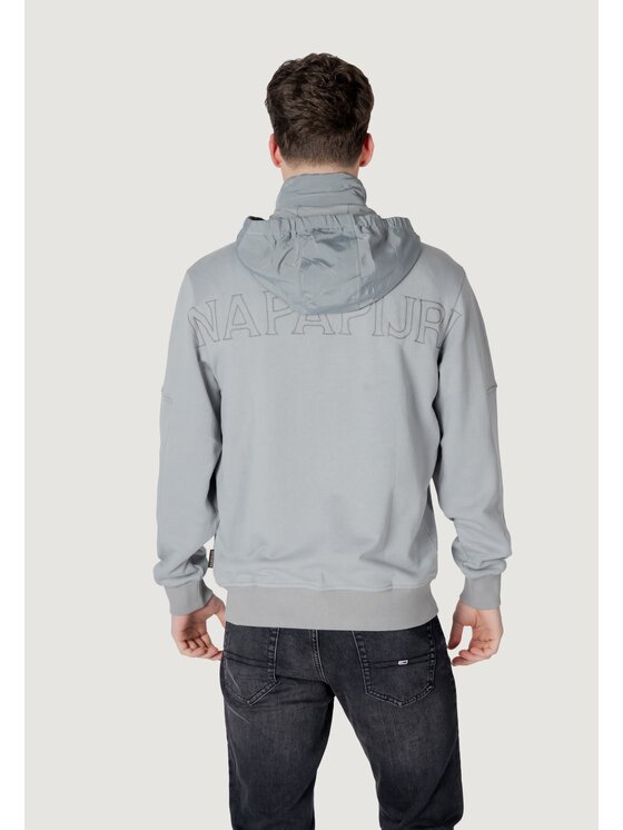 Napapijri Napapijri Felpa B-AMBRA FZH Grigio Casual Fit