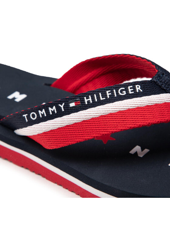 Tommy Hilfiger Tommy Hilfiger Čības uz pirksta Tommy Loves Ny Beach Sandal FW0FW02370 Tumši zils