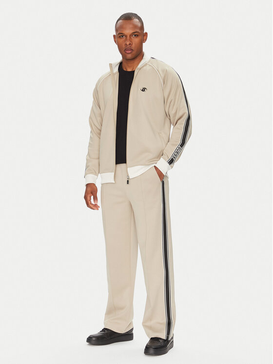 Guess Guess Spodnie dresowe Z5YB14 KCRU2 Beżowy Regular Fit