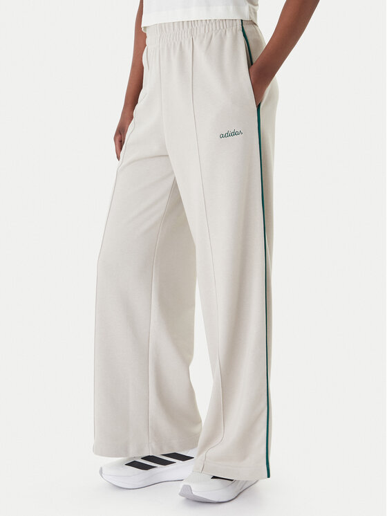 adidas Pantaloni trening Seasonal Essentials Colourpop JZ0192 Bej Regular Fit
