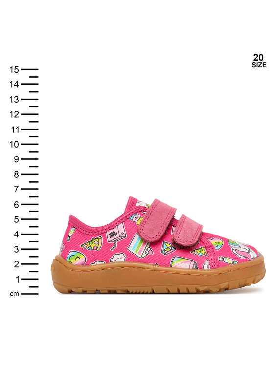 Froddo Froddo Bačkory Barefoot Canvas G1700440-10 M Růžová