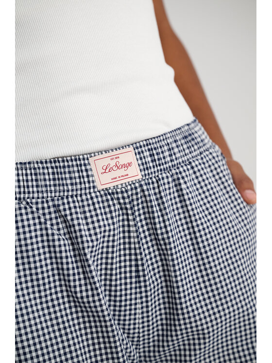 Le Songe Le Songe Spodnie materiałowe CHERRY Granatowy Regular Fit