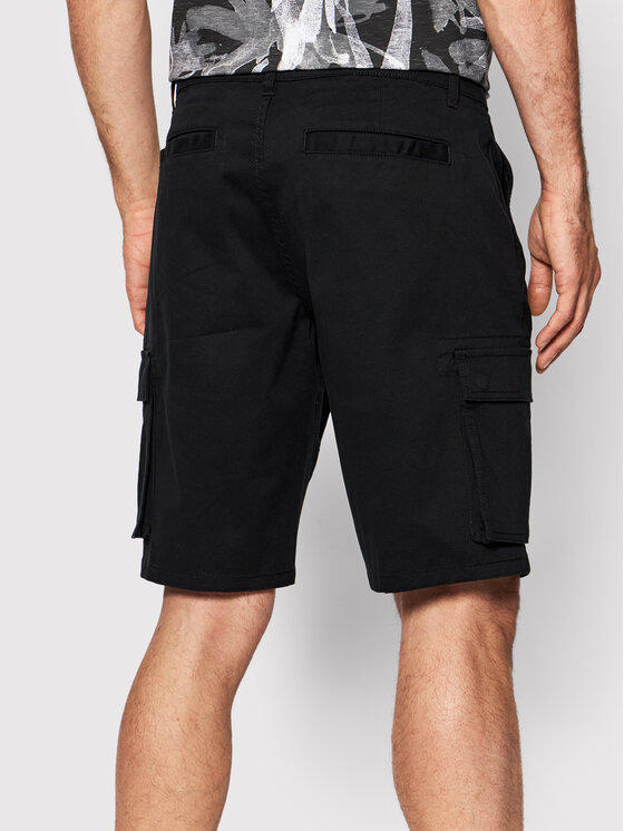Only & Sons Only & Sons Bavlnené šortky Cam 22016689 Čierna Regular Fit