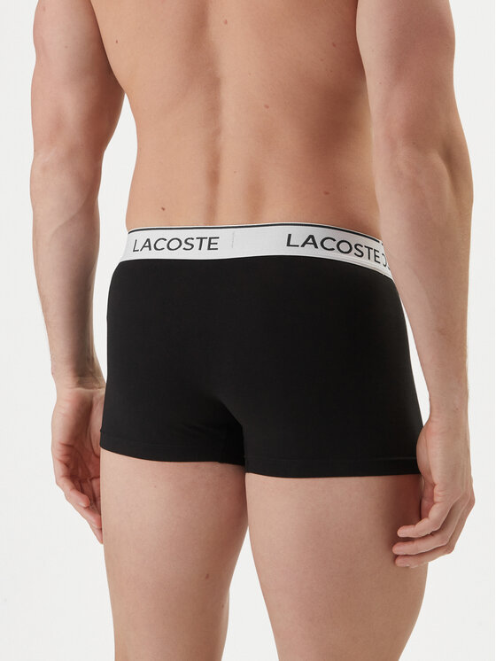 Lacoste Lacoste Set de boxeri﻿ 5H9002 Negru