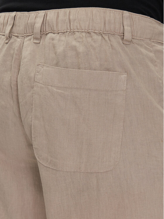 Selected Homme Selected Homme Bavlnené šortky 16097541 Béžová Loose Fit