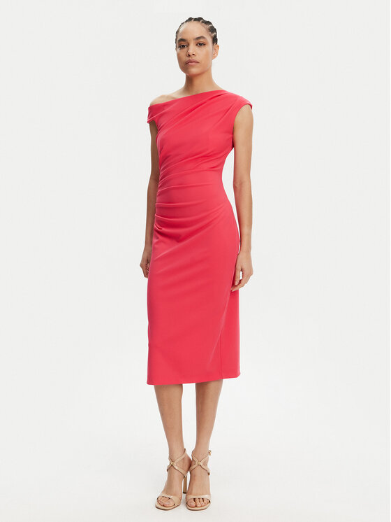 Rinascimento Rinascimento Коктейльна сукня CFC0123797003 Рожевий Regular Fit