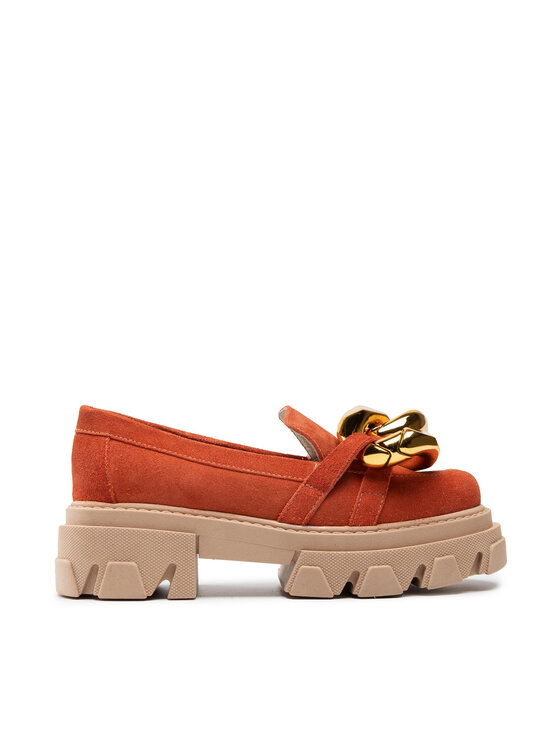 Scarpe basse B5976 Arancione