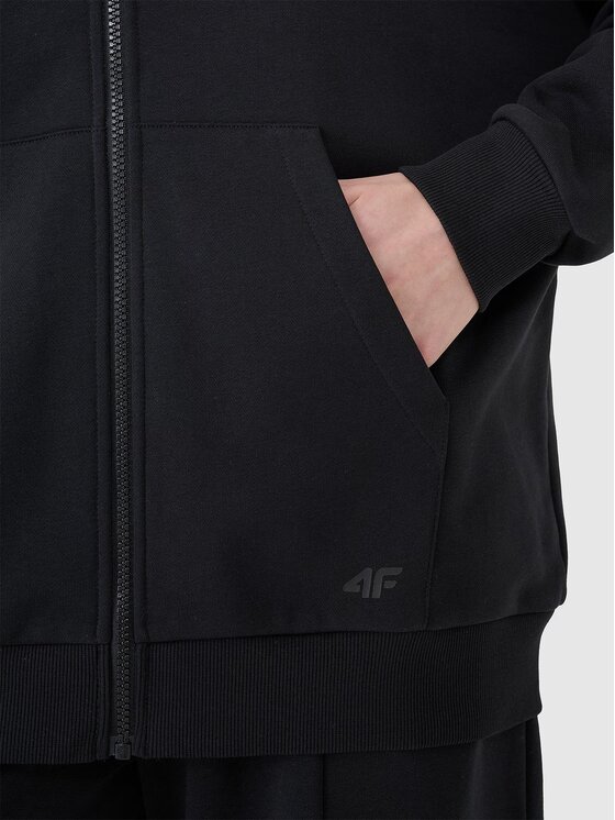 4F 4F Μπλούζα 4FRSS25TSWSF2152-20S Μαύρο Oversize