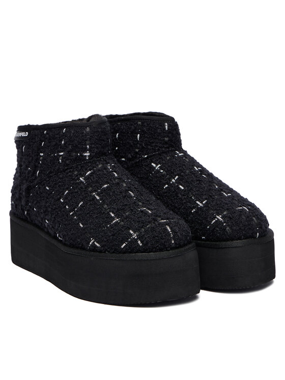 KARL LAGERFELD KARL LAGERFELD Čizme za snijeg Thermo KL48523A Crna