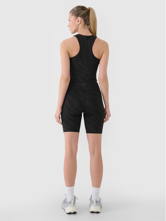 4F 4F Leggings 4FWSS25TFSTF016-20S Nero Slim Fit