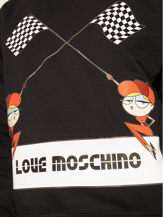 LOVE MOSCHINO LOVE MOSCHINO Sweatshirt W630630E 2124 Schwarz Regular Fit