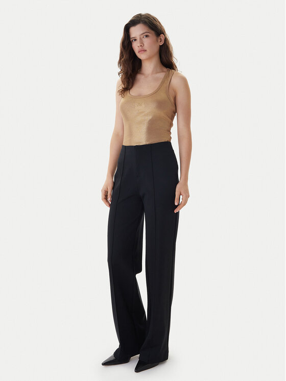 KARL LAGERFELD KARL LAGERFELD Marškinėliai B1W17087 Auksinė Slim Fit