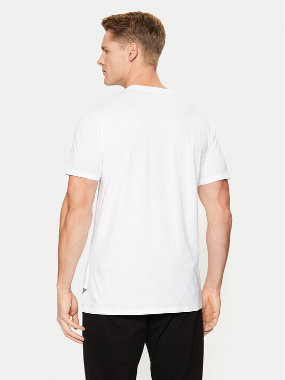 Guess Guess T-Shirt M5RI50 K9RM1 Biały Regular Fit