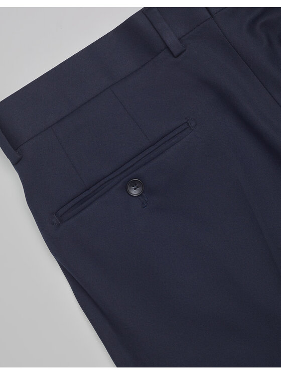 Borgio Borgio Garnitur galatro Granatowy Slim Fit