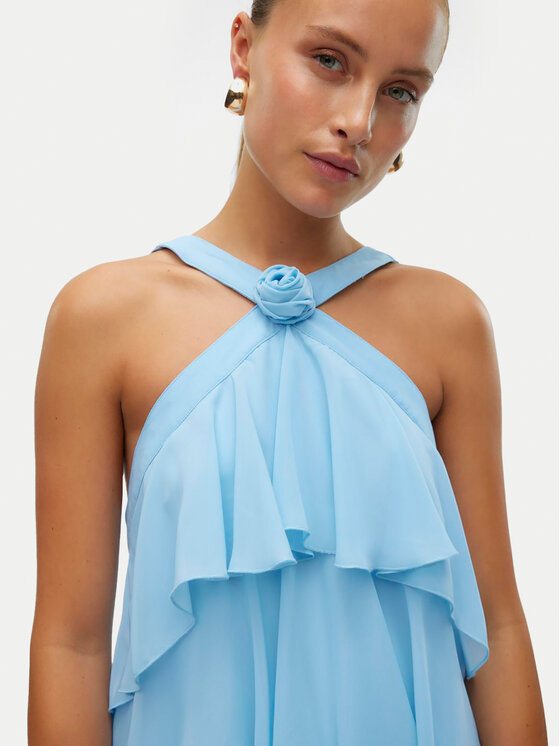 Vero Moda Vero Moda Rochie de seară Felicia 10295237 Albastru Tight Fit