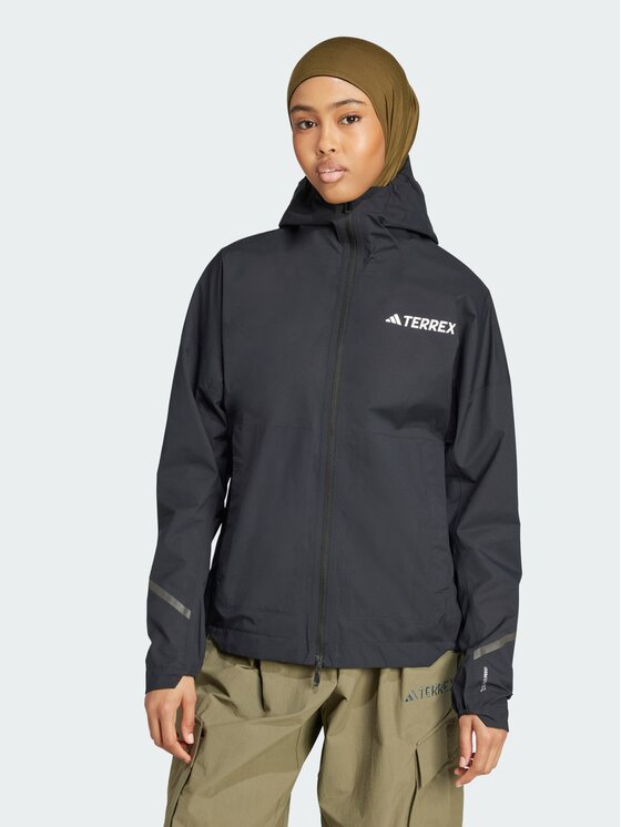 adidas adidas Kurtka do biegania 141993 Czarny Slim Fit