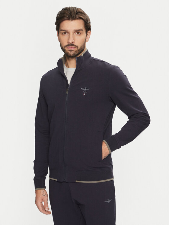 Aeronautica Militare Aeronautica Militare Bluza 242TF082F459 Granatowy Regular Fit