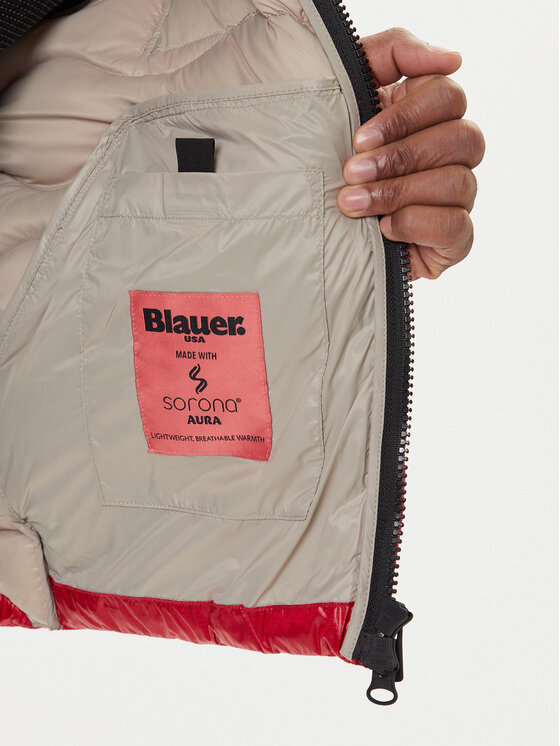 Blauer Blauer Pārejas jaka 25WBLUC02080 00598 Sarkans Regular Fit