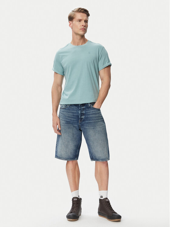 G-Star Raw G-Star Raw Marškinėliai Lash D16396-2653 Turkio Regular Fit