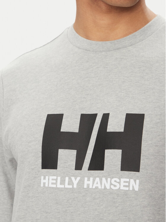 Helly Hansen Helly Hansen Bluză Logo Crew 30395 Gri Regular Fit