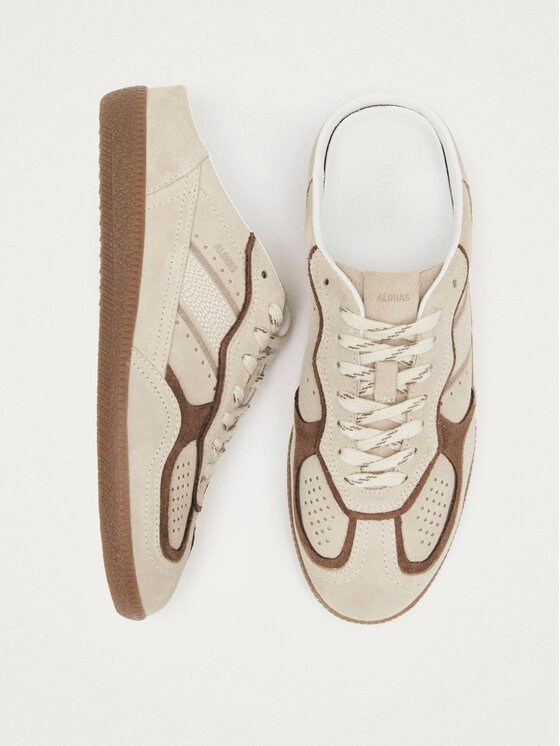 ALOHAS ALOHAS Sneakersy Tb.490 Mule Cream Leather Sneakers Beżowy